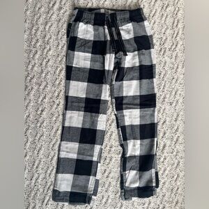 Old Navy Black and White Plaid Pajama Pants